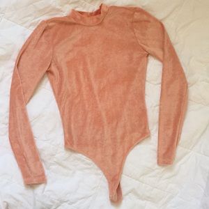 Urban outfitters velour bodysuit